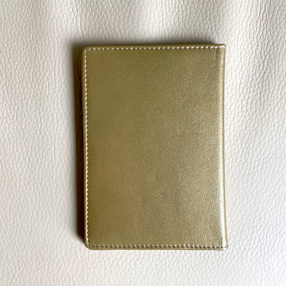 Genuine Leather Passport Cover for sale in bronze color - Picture 3 of 4